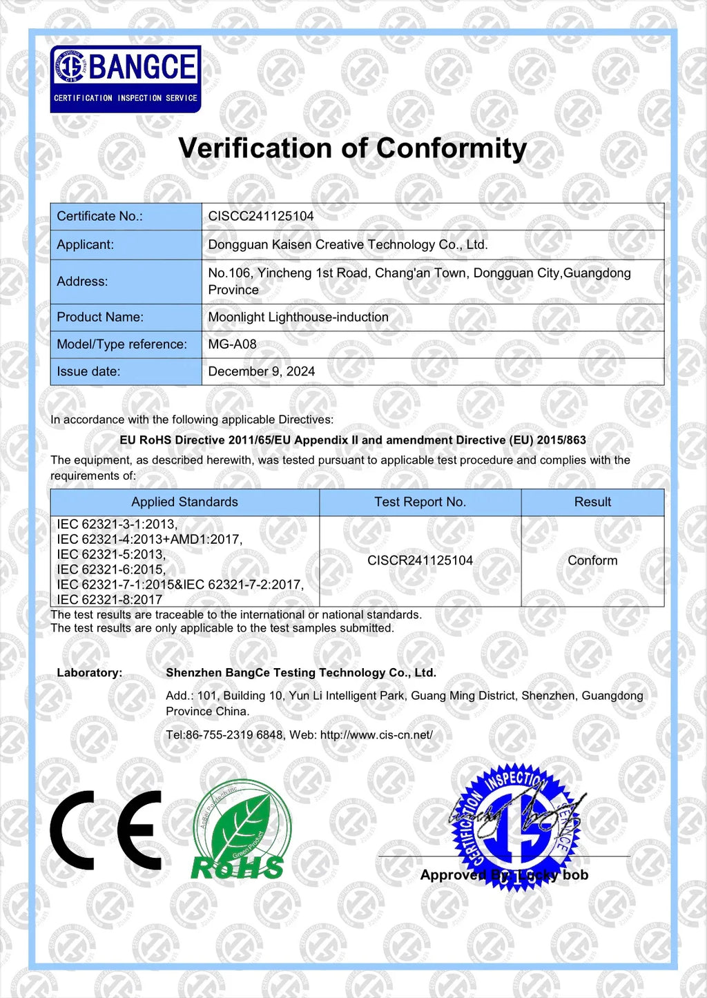 Moon Lamp Projection Lighthouse