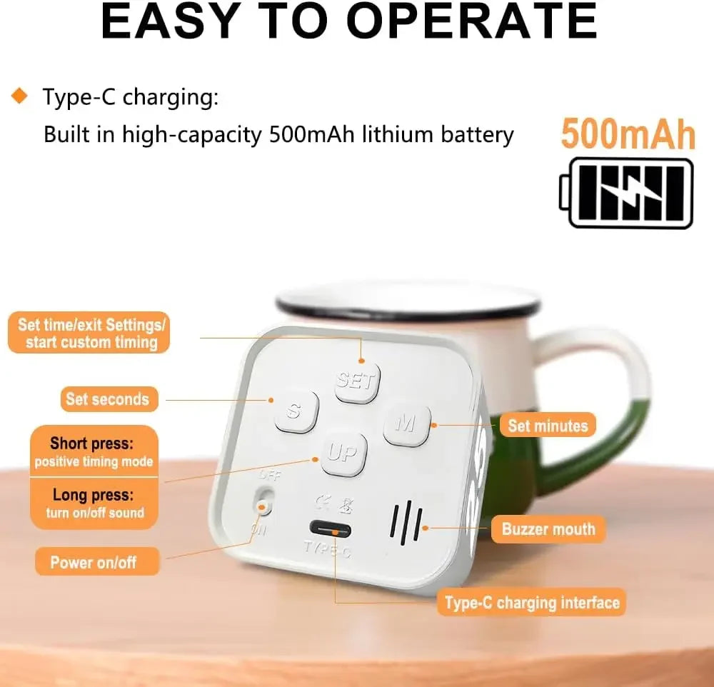 Kitchen Pomodoro Digital Timer