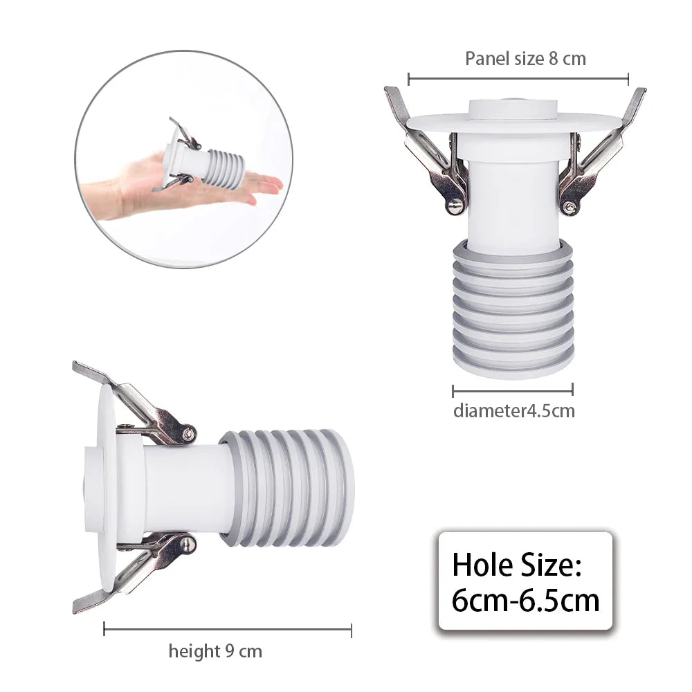 Nordic Projection Fish Ceiling Light