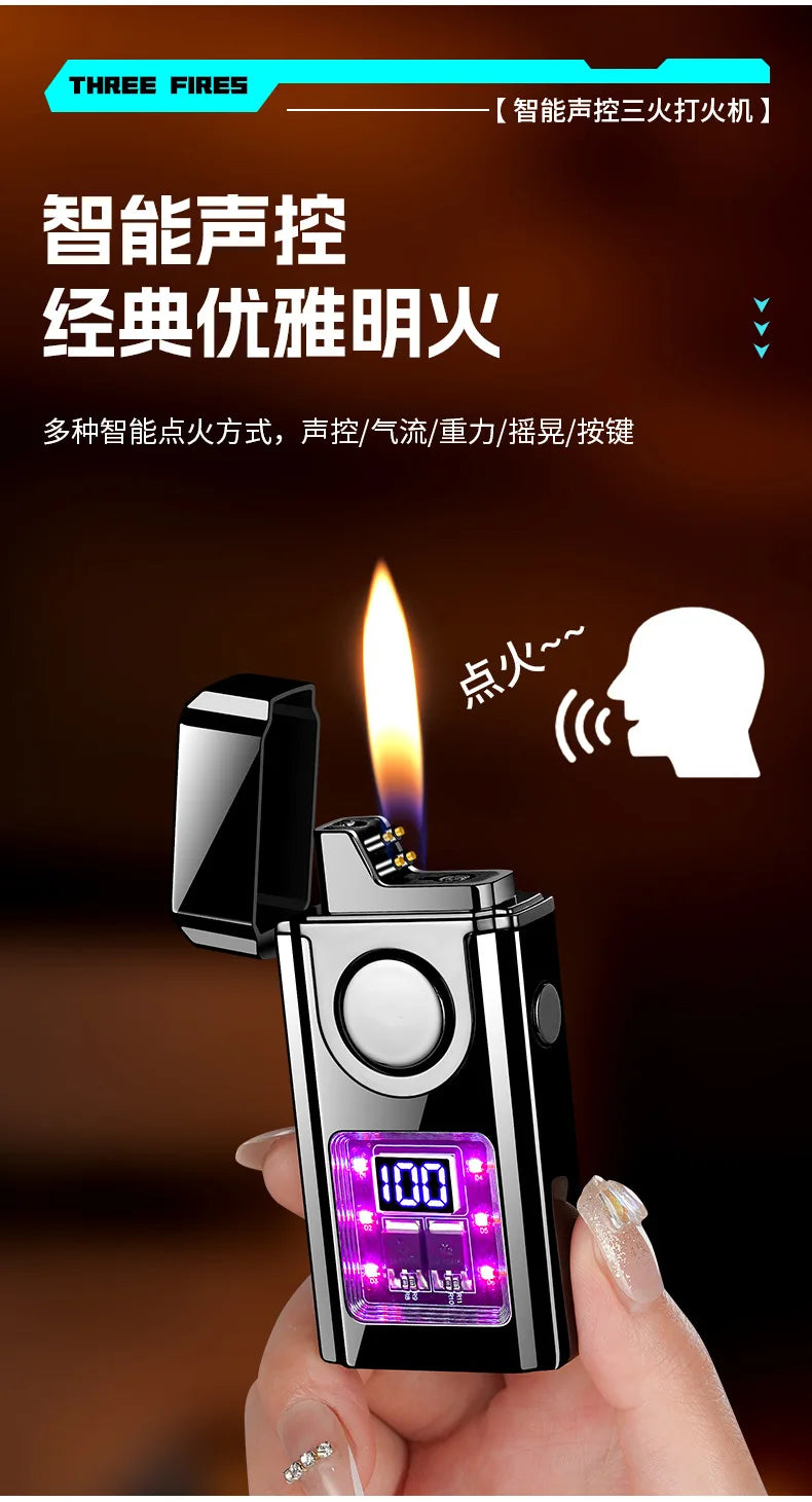 Gas-Electric Dual-Purpose Lighter