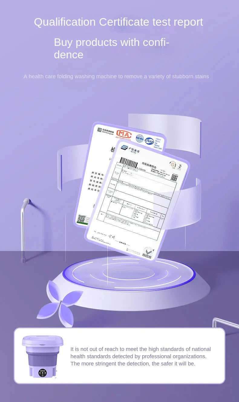 Portable Foldable Washing Machine