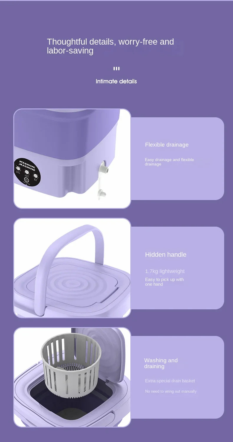 Portable Foldable Washing Machine