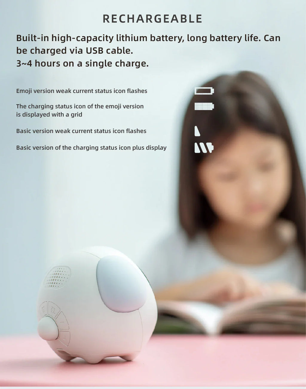 Child Digital Emotion Alarm Clock