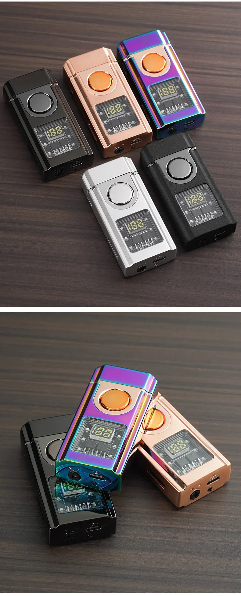 Gas-Electric Dual-Purpose Lighter