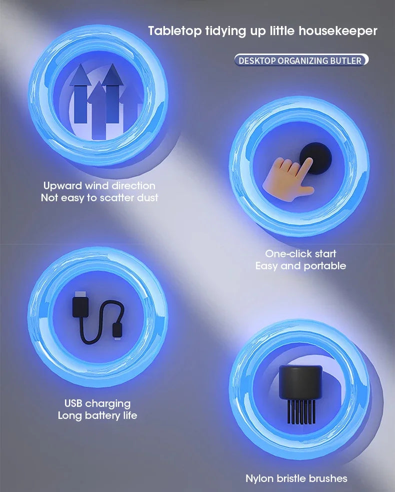 Mini Portable USB Vacuum Cleaner